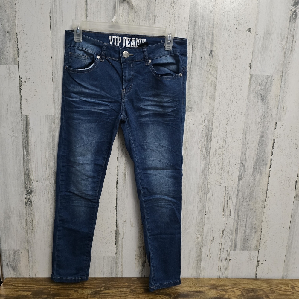 VIP Men's Deep Blue Skinny Jeans